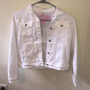 Vineyard Vines White Denim Jacket